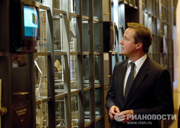 Премьер-министр Великобритании Дэвид Кэмерон посетил Центр имени Андрея Сахарова