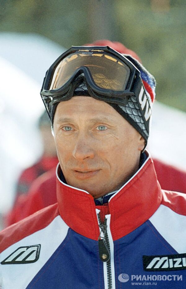 В.Путин на спортивной базе в Иркутской области