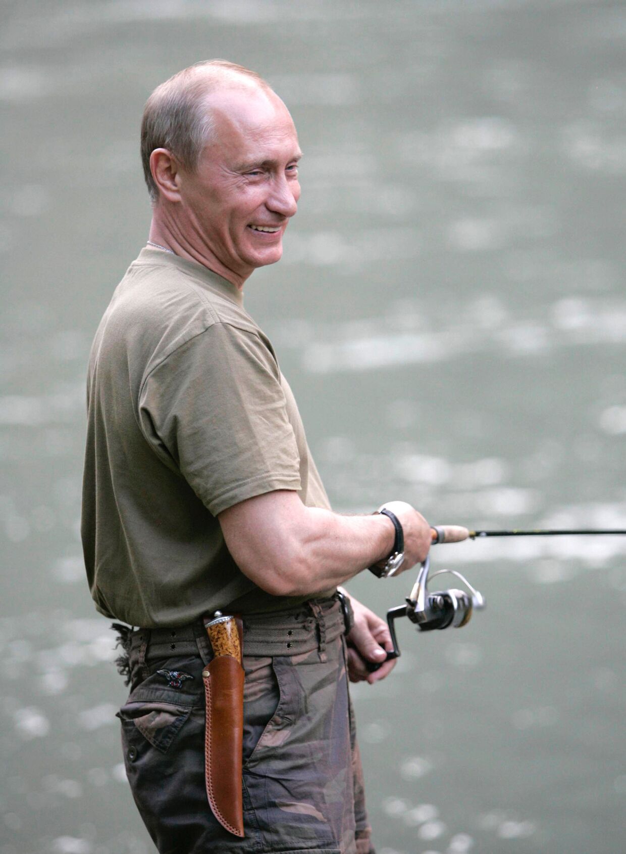 Поездка президента РФ В.Путина в Тыву.