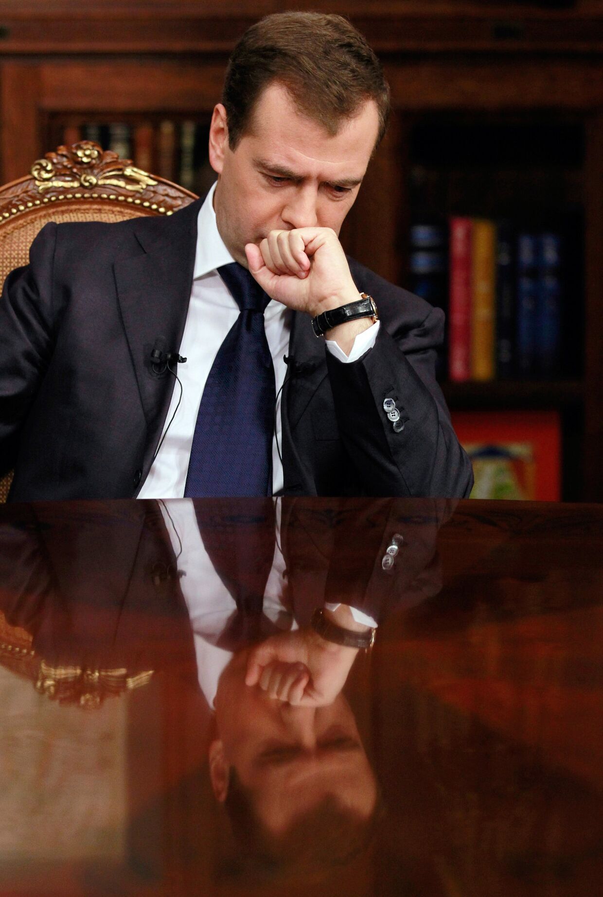Интервью Д.Медведева главам трех федеральных каналов: Первого, России 1 и НТВ
