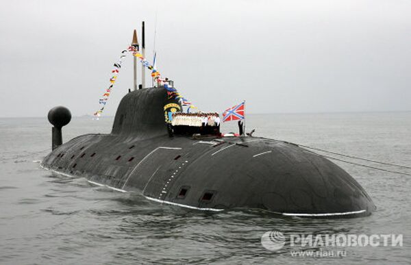 Репетиция военно-морского парада на атомной подводной лодке «Самара»