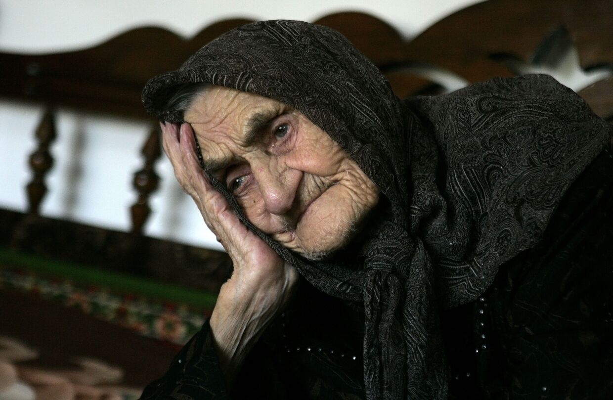 Чеченская долгожительница Кеси Каруева