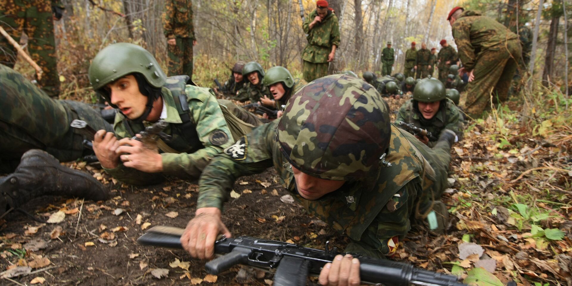 Испытания бойцов спецназа на право ношения крапового берета в Новосибирской области - ИноСМИ, 1920, 06.08.2025