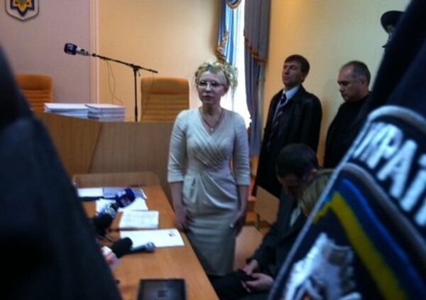 Юлия Тимошенко в зале суда