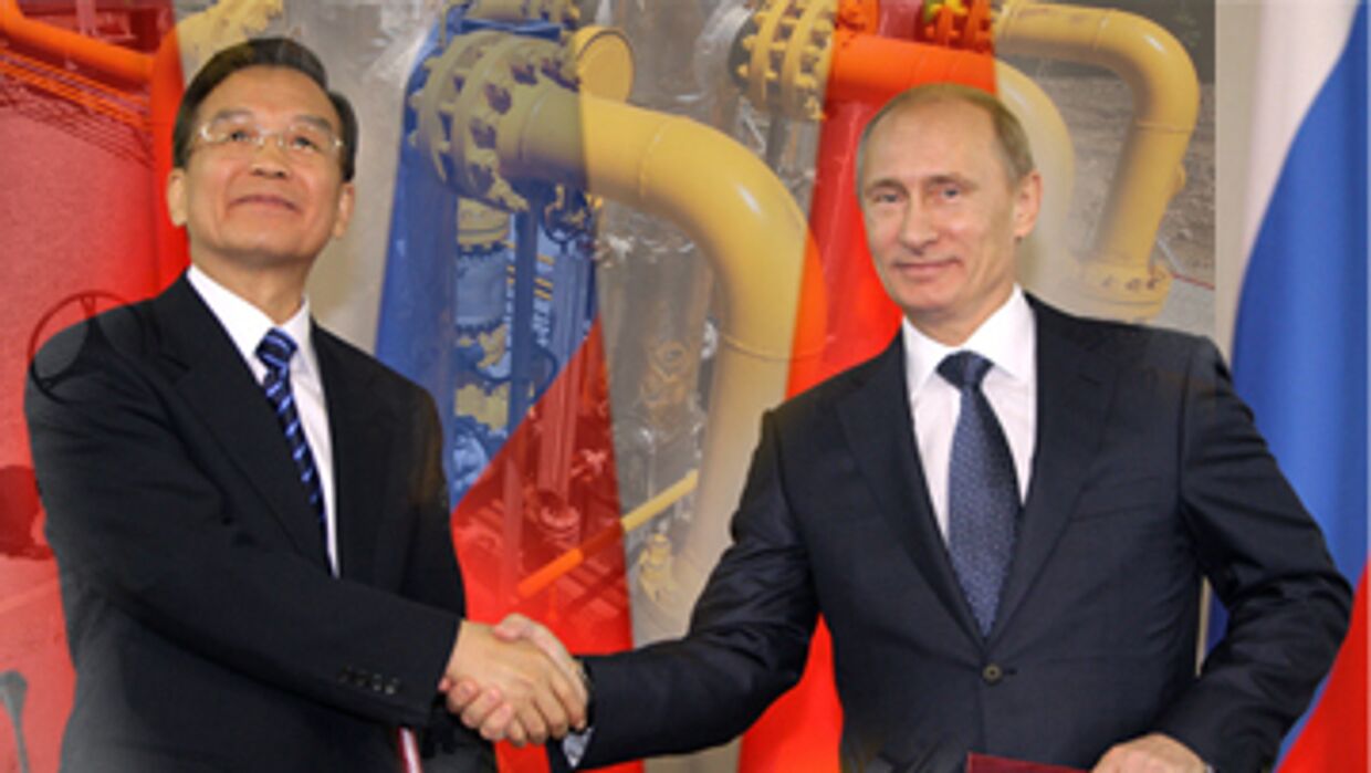 Китай, Россия, газ