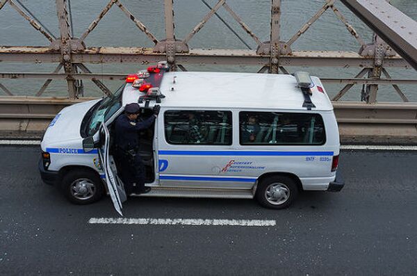 Бруклин, арест на Бруклинском мосту