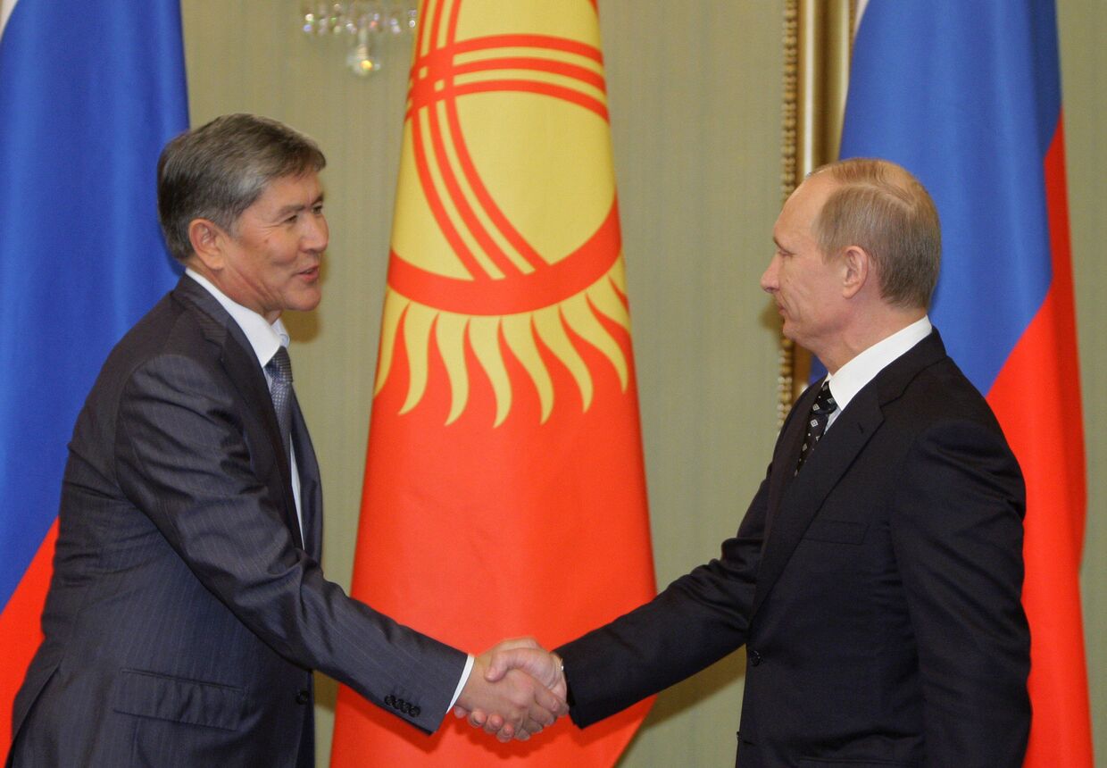 Встреча премьер-министров России и Киргизской Республики