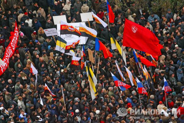 Шествие и митинг в рамках акции Русский марш