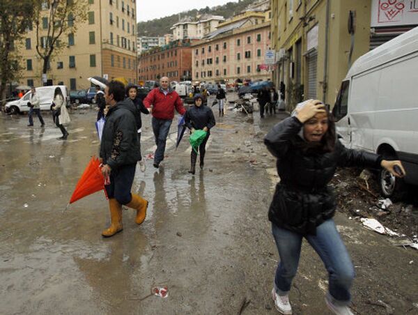 Наводнение в Европе: Италия и Франция во власти непогоды