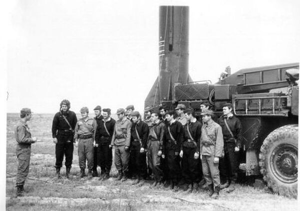 Учения чехословацких ракетчиков в СССР