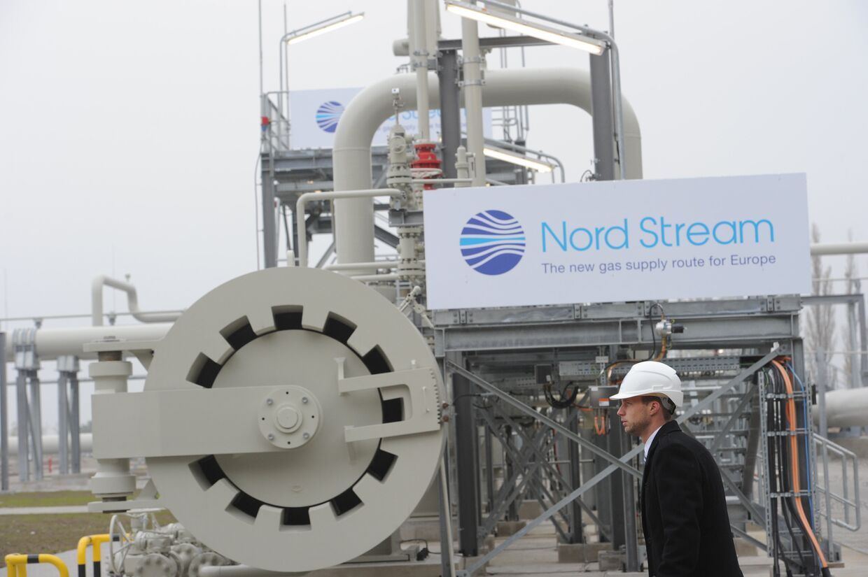 Открытие газопровода «Северный поток» в Германии, ноябрь 2011 г.