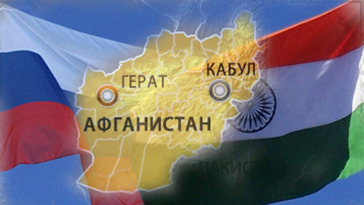 Россия Индия и Афганистан