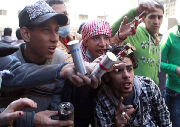 Столкновения на площади Тахрир в Египте 