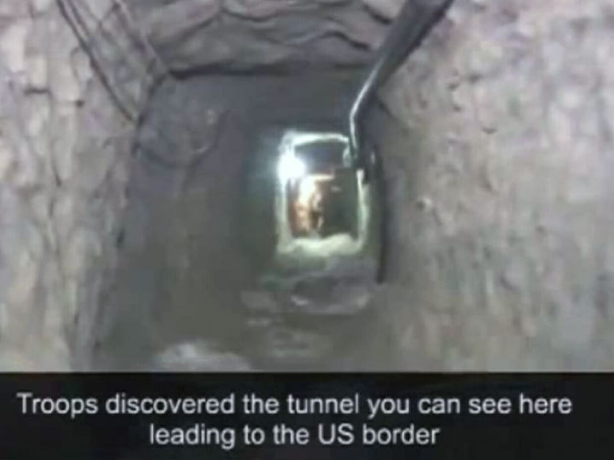 Американцы нашли туннель, по которому из Мексики поступали наркотики