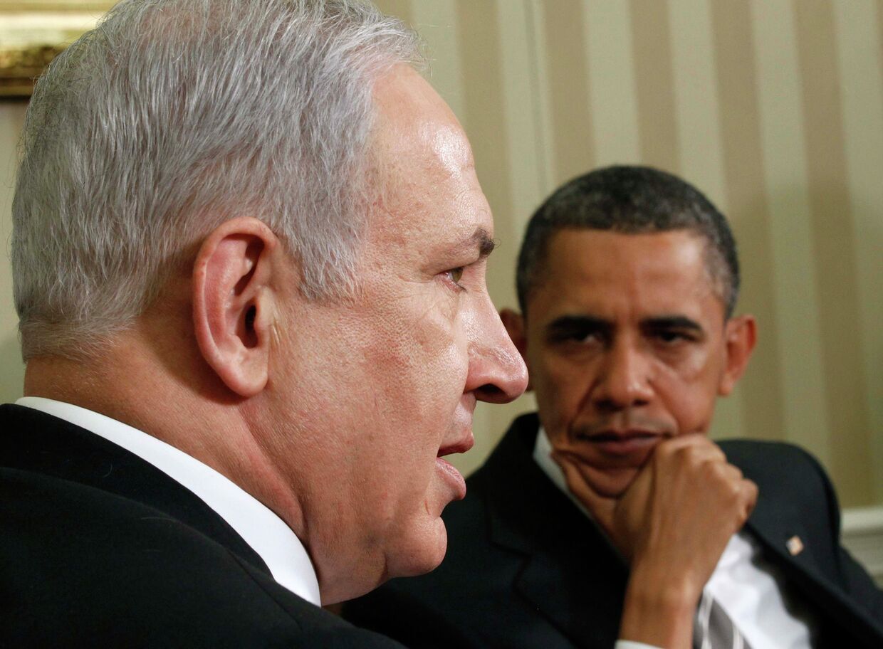 Обама и Нетаньяху