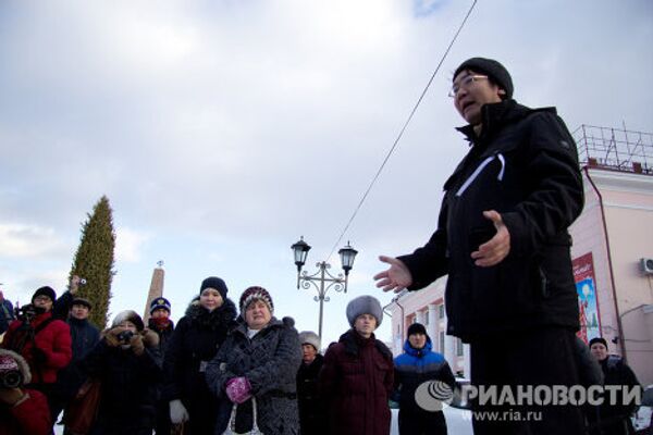 Акция российских граждан За справедливые выборы в Улан-Удэ