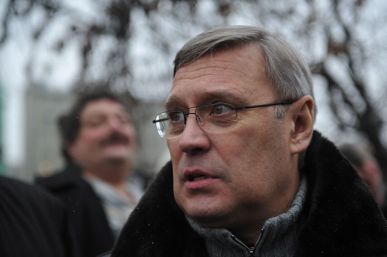 Михаил Касьянов на митинге За честные выборы на Болотной площади