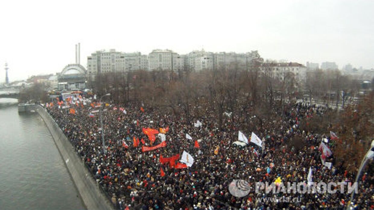 Съемки Болотной площади с летающей камеры РИА Новости