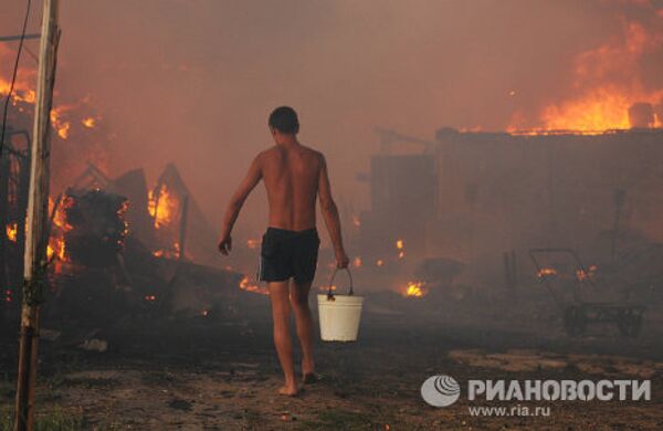 Пожар на ферме в поселке Новая Мельница Новгородской области
