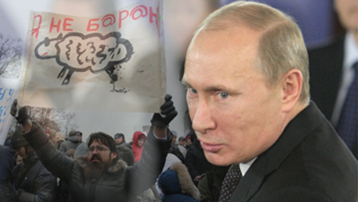 Путин и митинги