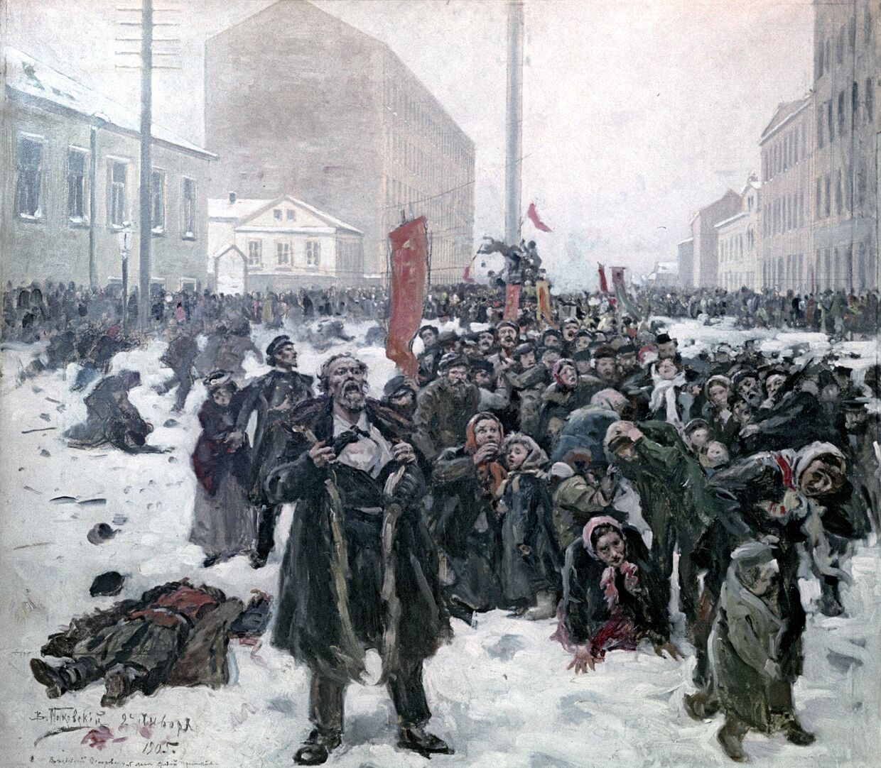 Картина «9 января 1905 года»