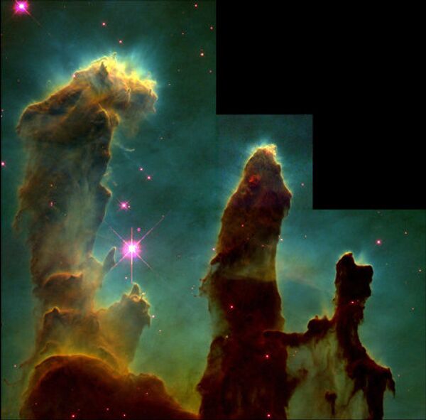 Фото туманности Орла (Eagle Nebula)