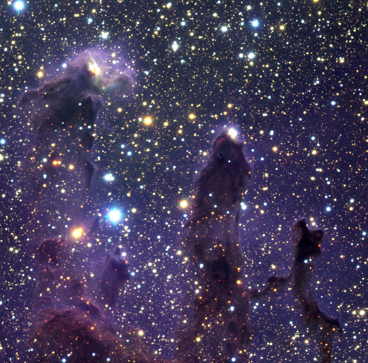 Фото туманности Орла (Eagle Nebula) 