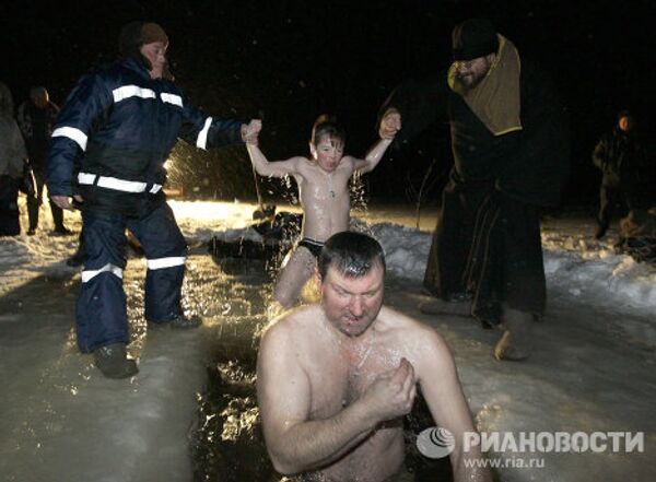 Крещенские купания в Вологодской области