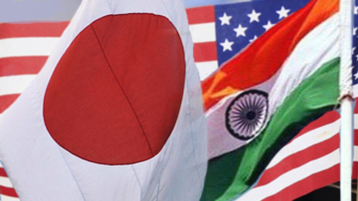 США, Индия и Япония