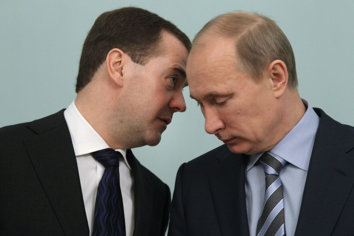 Д.Медведев принимает участие в заседании правительства РФ