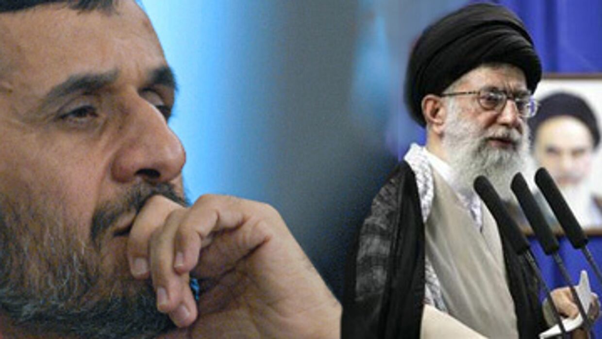 Махмуд Ахмадинежад и Али Хаменеи