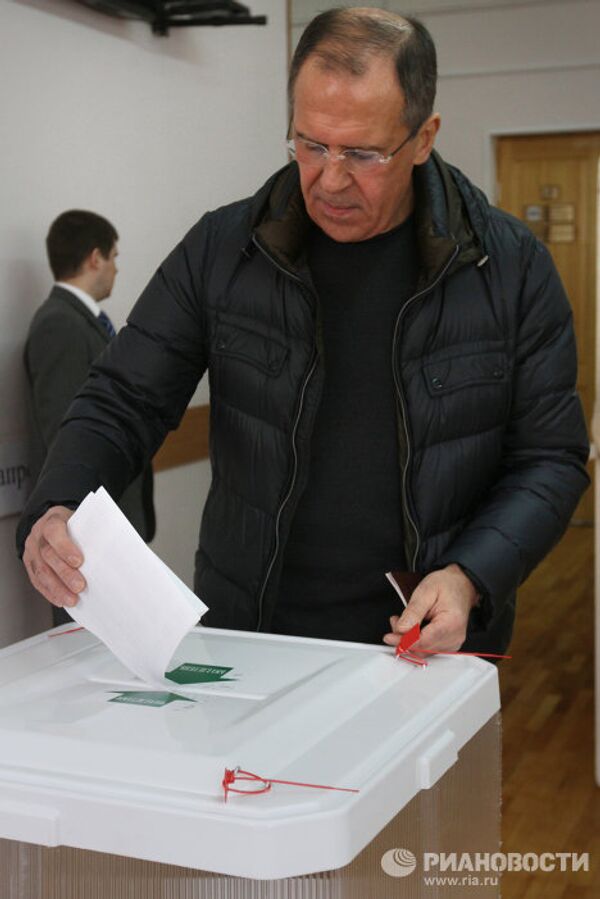 Голосование известных людей по выборам президента РФ