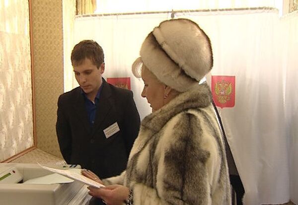 Супруга главы республики Алтай проголосовала на выборах президента РФ