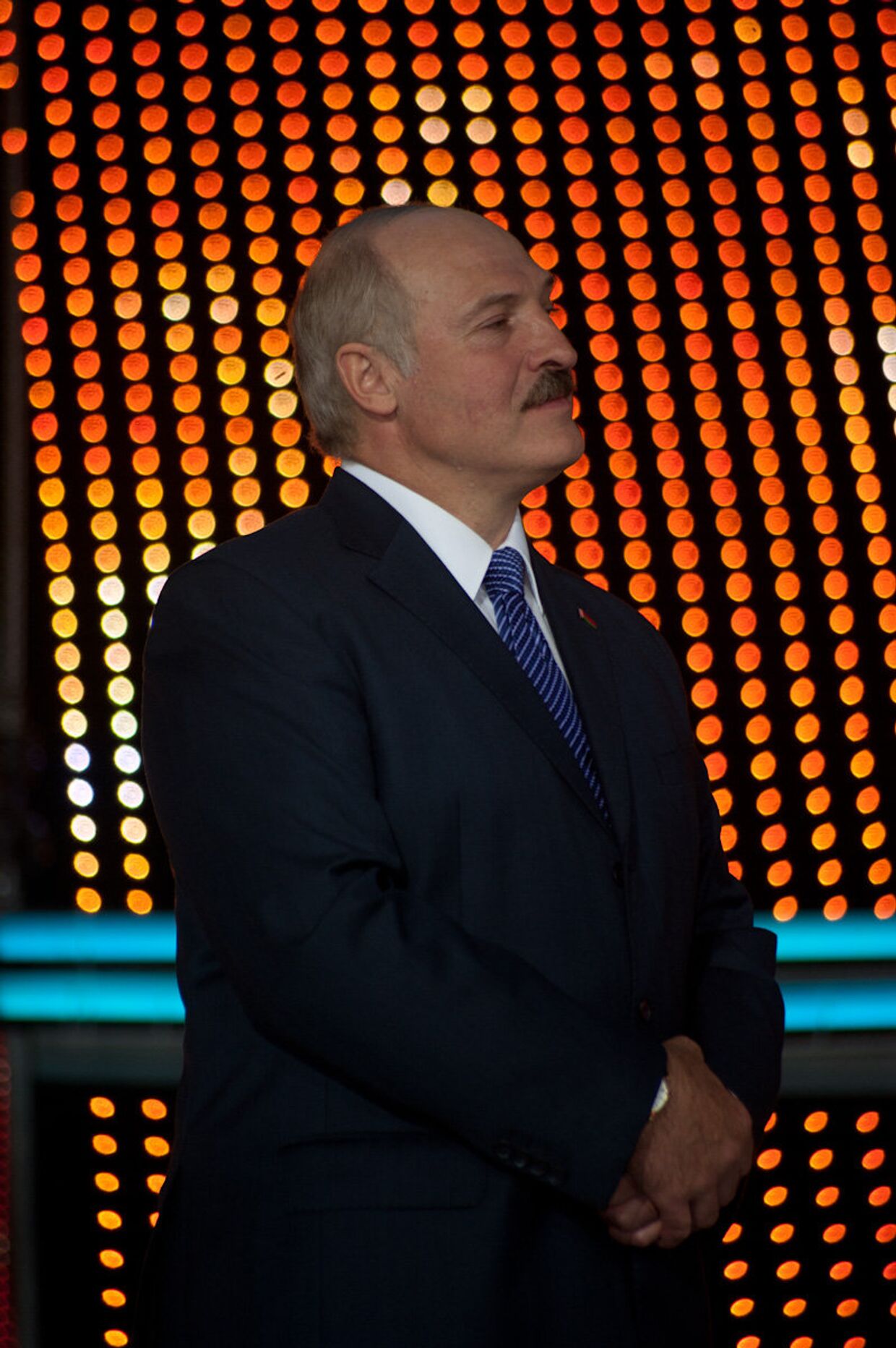 Александр Лукашенко на открытии XX Международного фестиваля искусств Славянский базар в Витебске