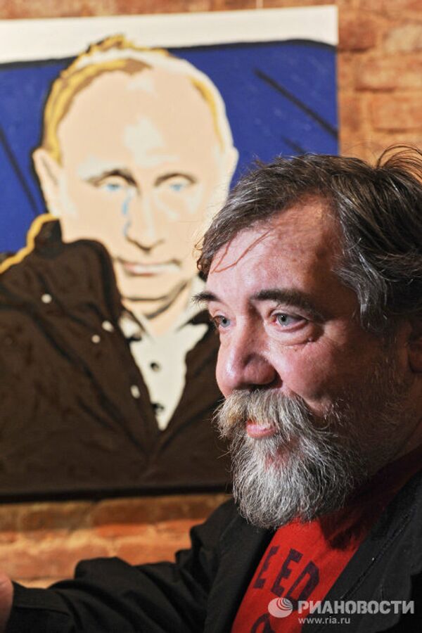 Выставка работ, посвященных Владимиру Путину, открылась в Санкт-Петербурге