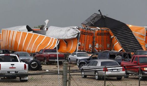 Обрушившиеся на американский штат Техас сильные торнадо
