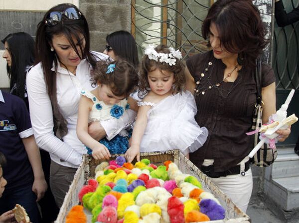 Празднование Пасхи в Дамаске