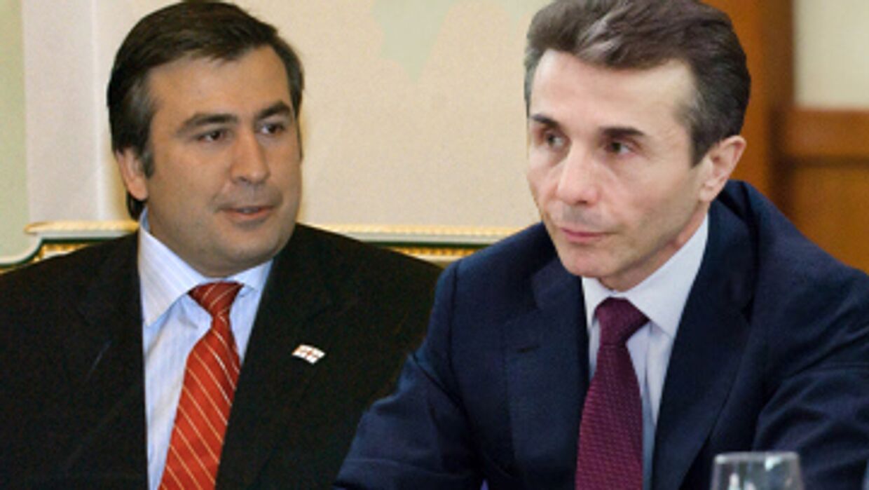 Михаил Саакашвили и Бидзин Иванишвили