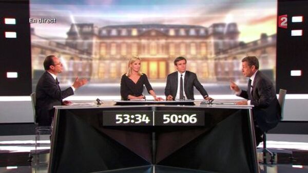 Дебаты Франсуа Олланда и Николя Саркози