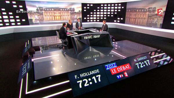 Дебаты Николя Саркози и Франсуа Олланда