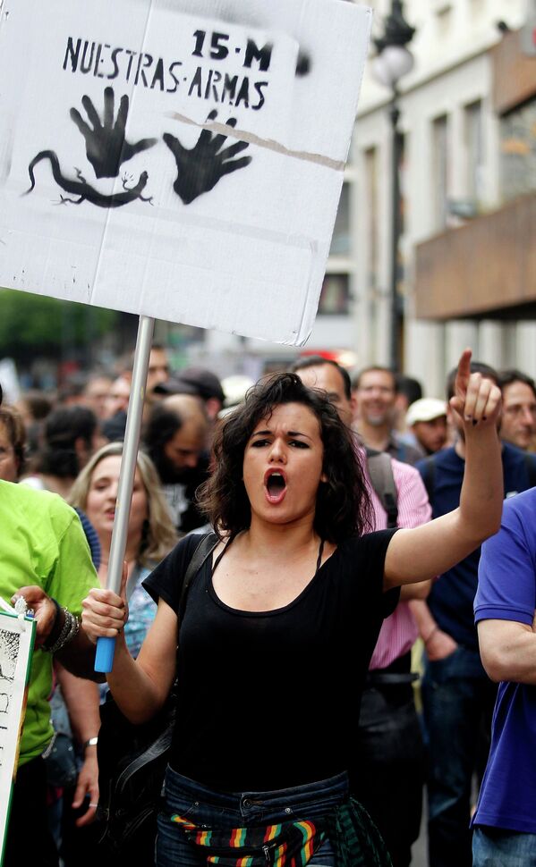 Демонстрация в Испании