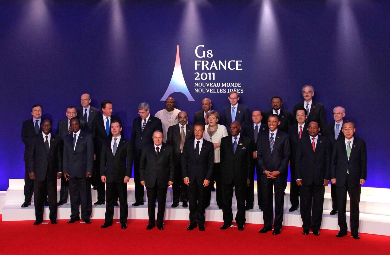 Президент РФ Д.Медведев принял участие в саммите G8 в Канаде