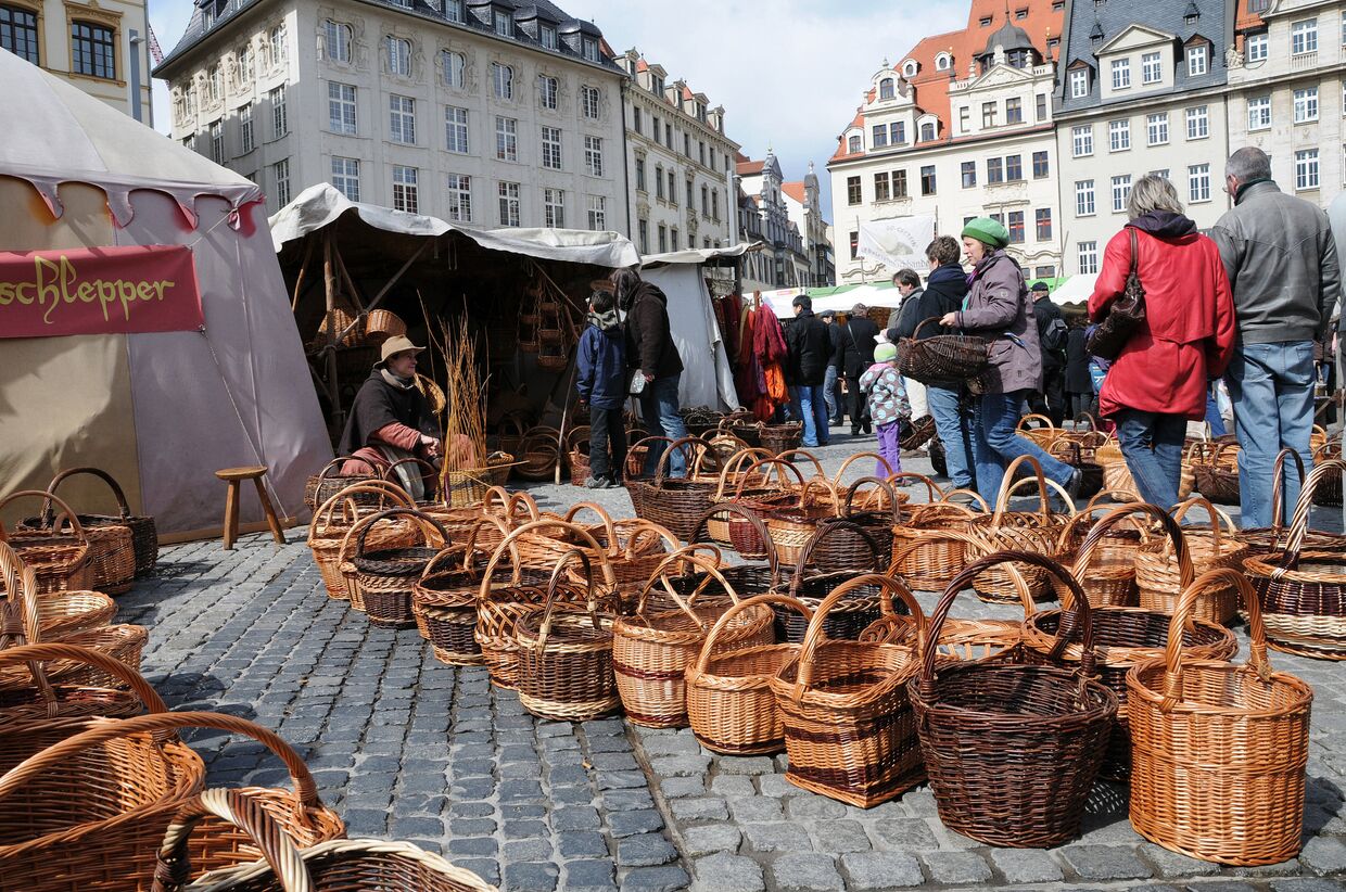 Праздник в стиле Средневековья: пасхальная ярмарка в Лейпциге