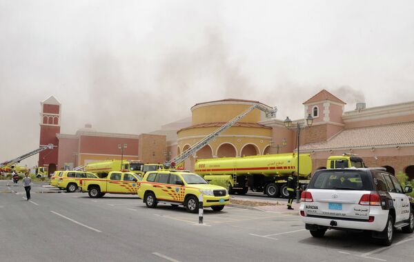 Пожар в торговом центре в Дохе, Катар