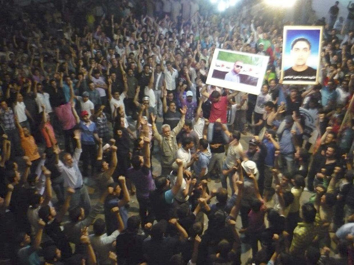 Протест против Башара Асада