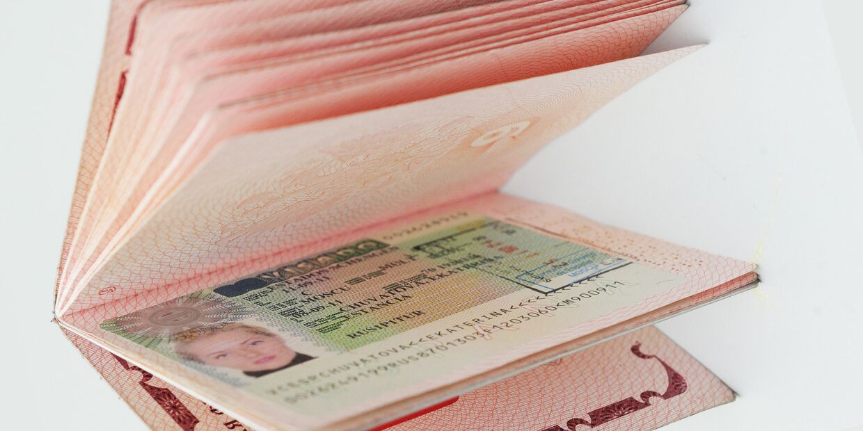 Испанская виза в паспорте гражданина РФ