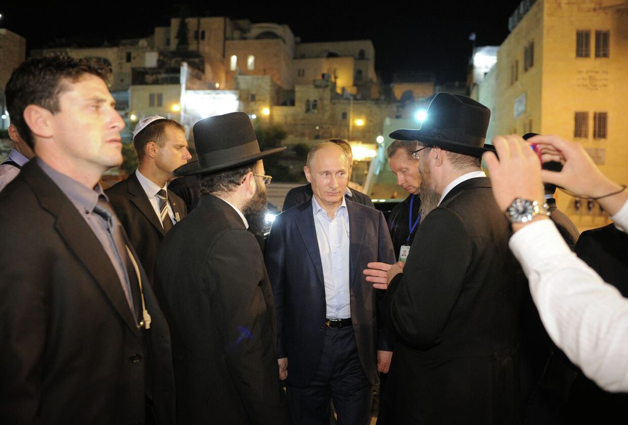 Рабочий визит президента РФ В.Путина в Израиль.