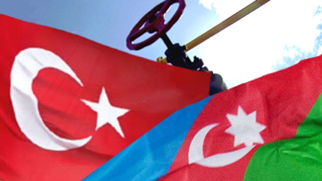 Транспортировка азербайджанского газа через Турцию в Европу