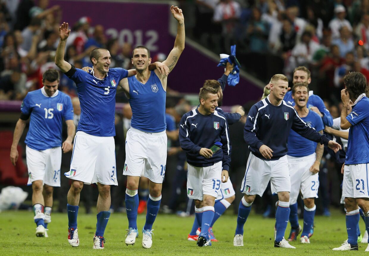 Футболисты сборной Италии на Евро-2012