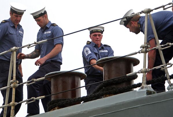 Корабли международных военно-морских учений «Фрукус-2012»